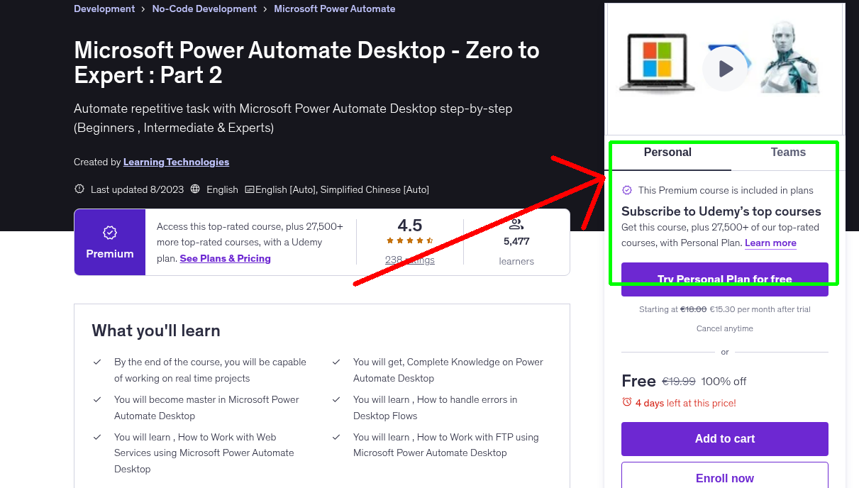 Microsoft Power Automate Desktop - Zero to Expert : Part 2