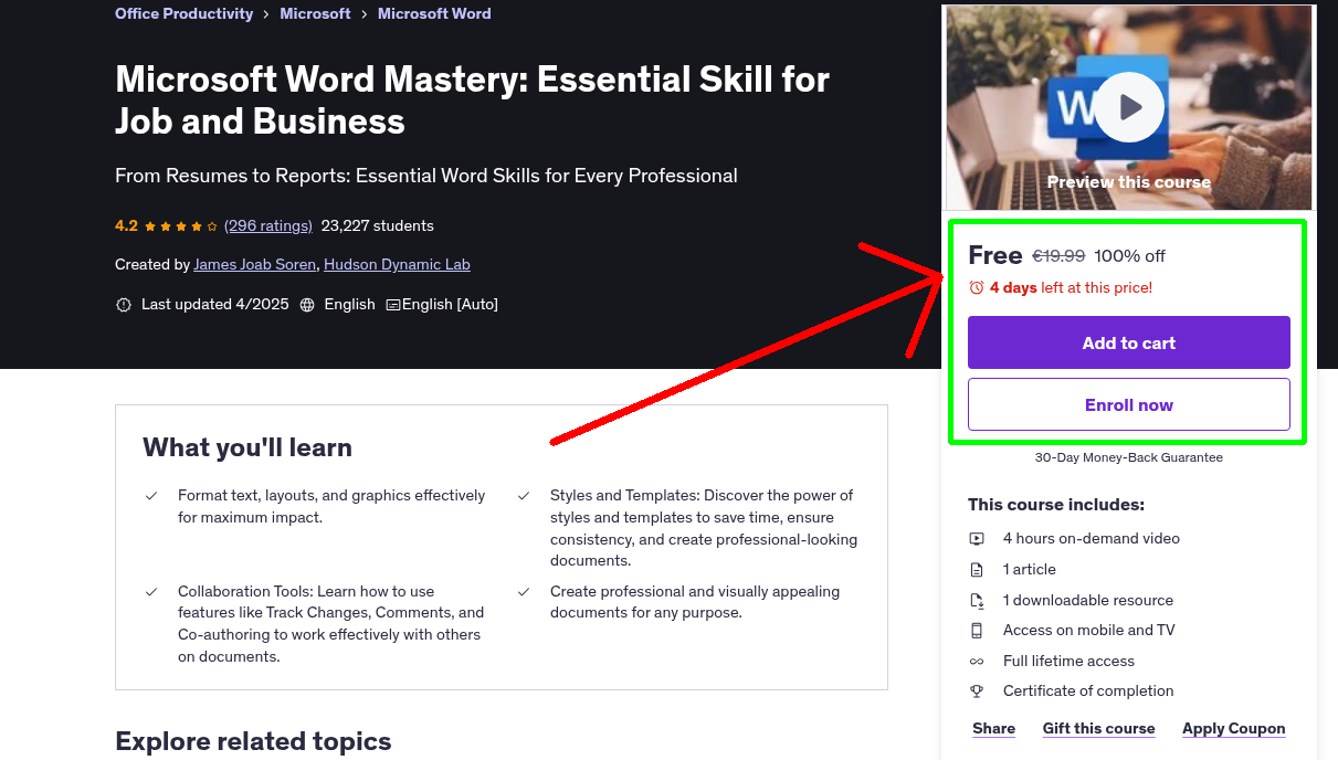 Microsoft Word Mastery: Essential Skill for Job and Business
