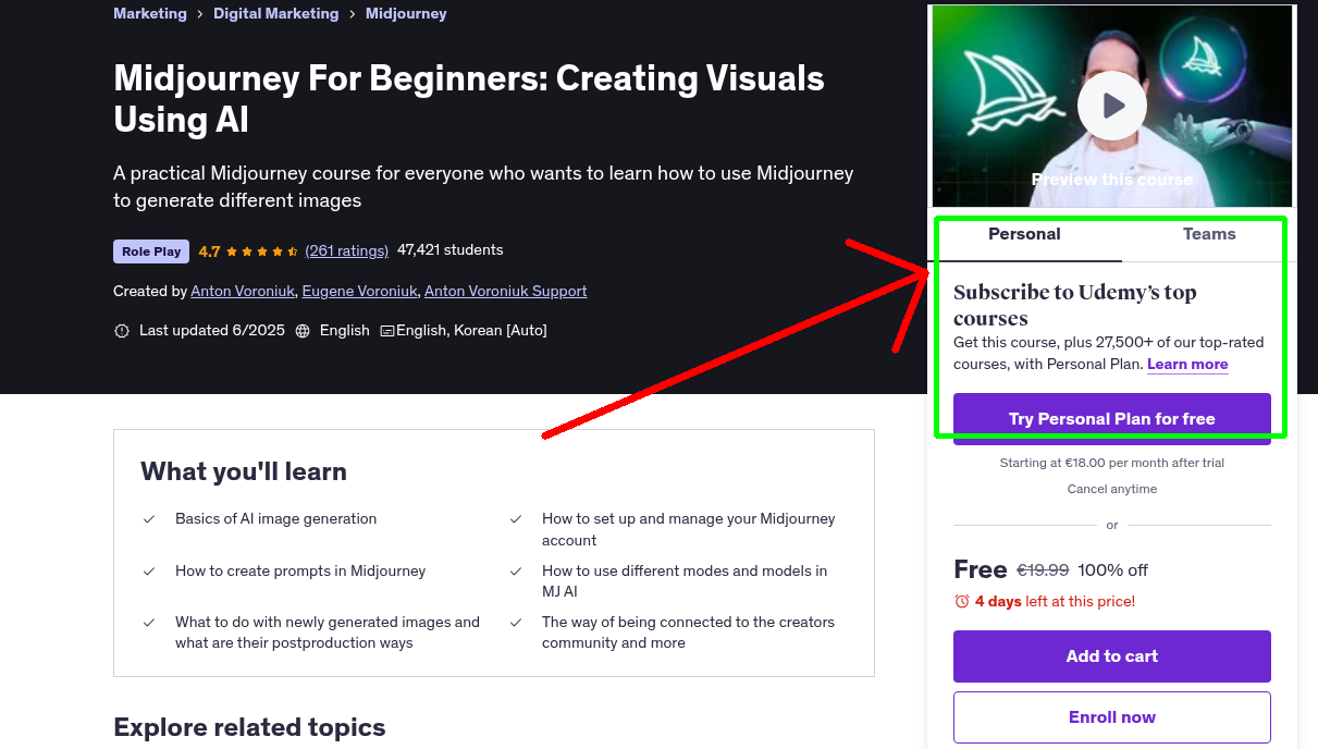 Midjourney For Beginners: Creating Visuals Using AI