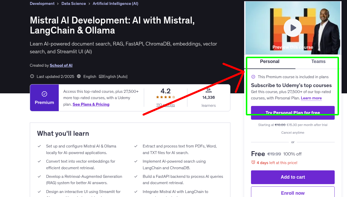 Mistral AI Development: AI with Mistral, LangChain & Ollama