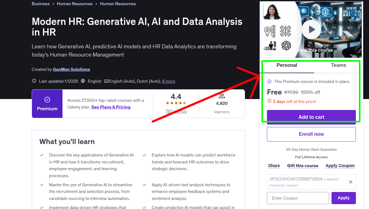 Modern HR: Generative AI, AI and Data Analysis in HR