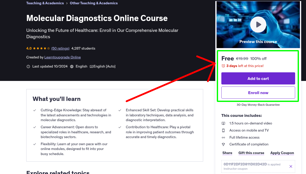 Molecular Diagnostics Online Course