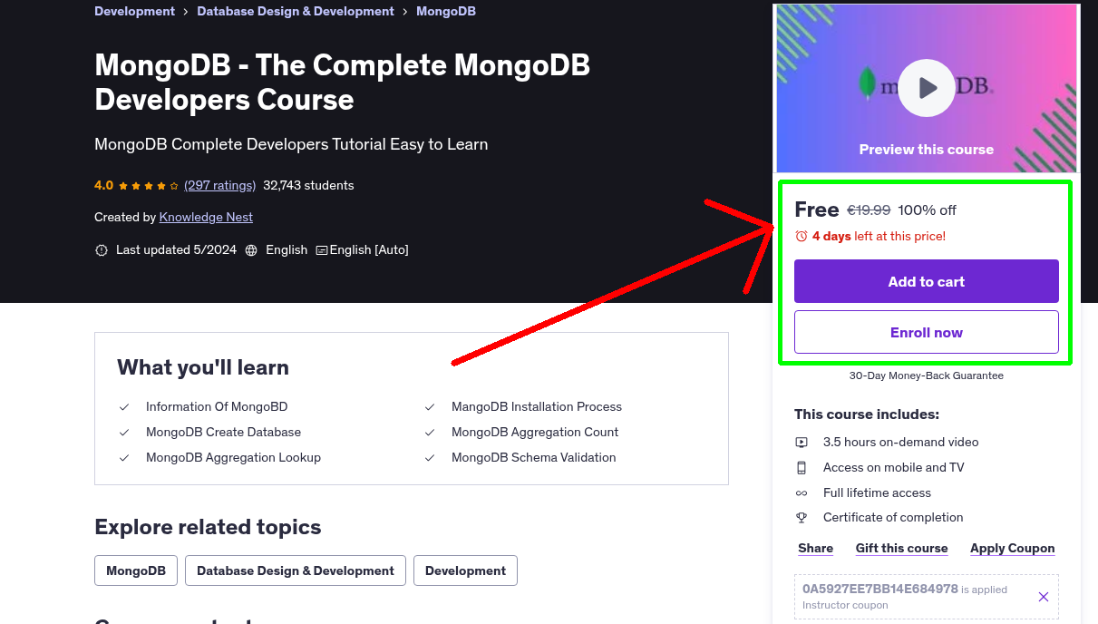 MongoDB - The Complete MongoDB Developers Course