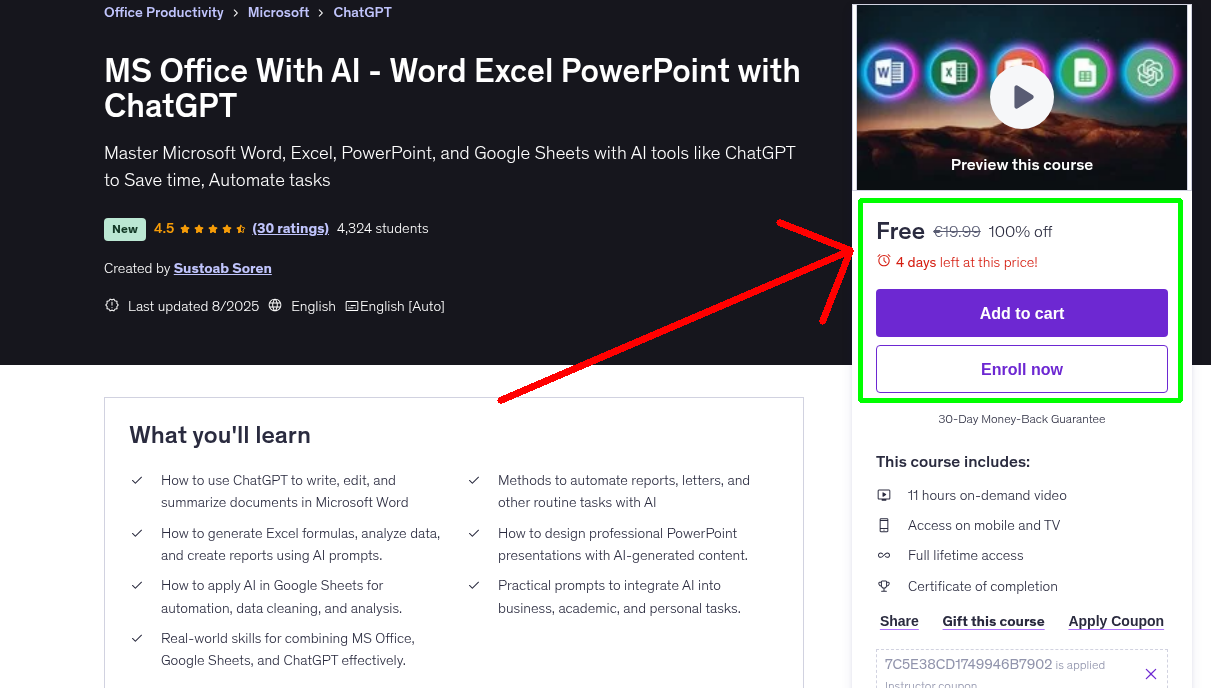 MS Office With AI - Word Excel PowerPoint with ChatGPT