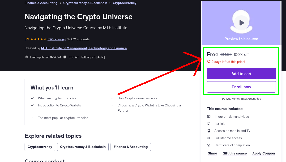 Navigating the Crypto Universe