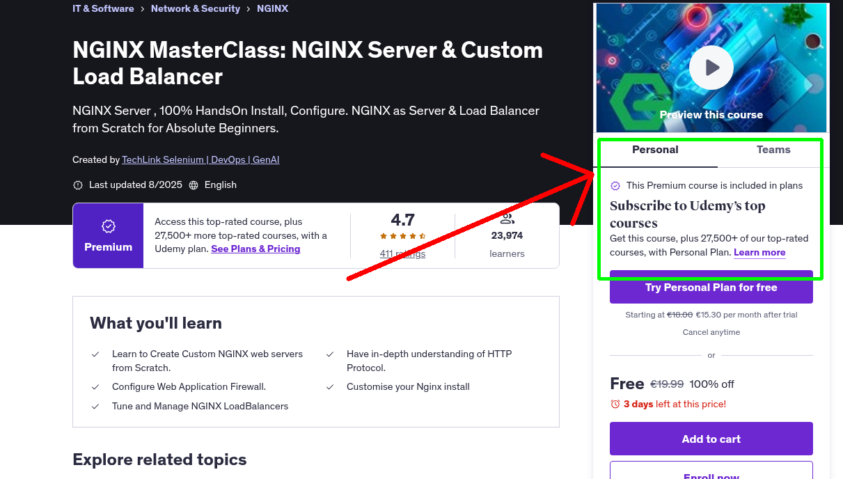 NGINX MasterClass: NGINX Server & Custom Load Balancer