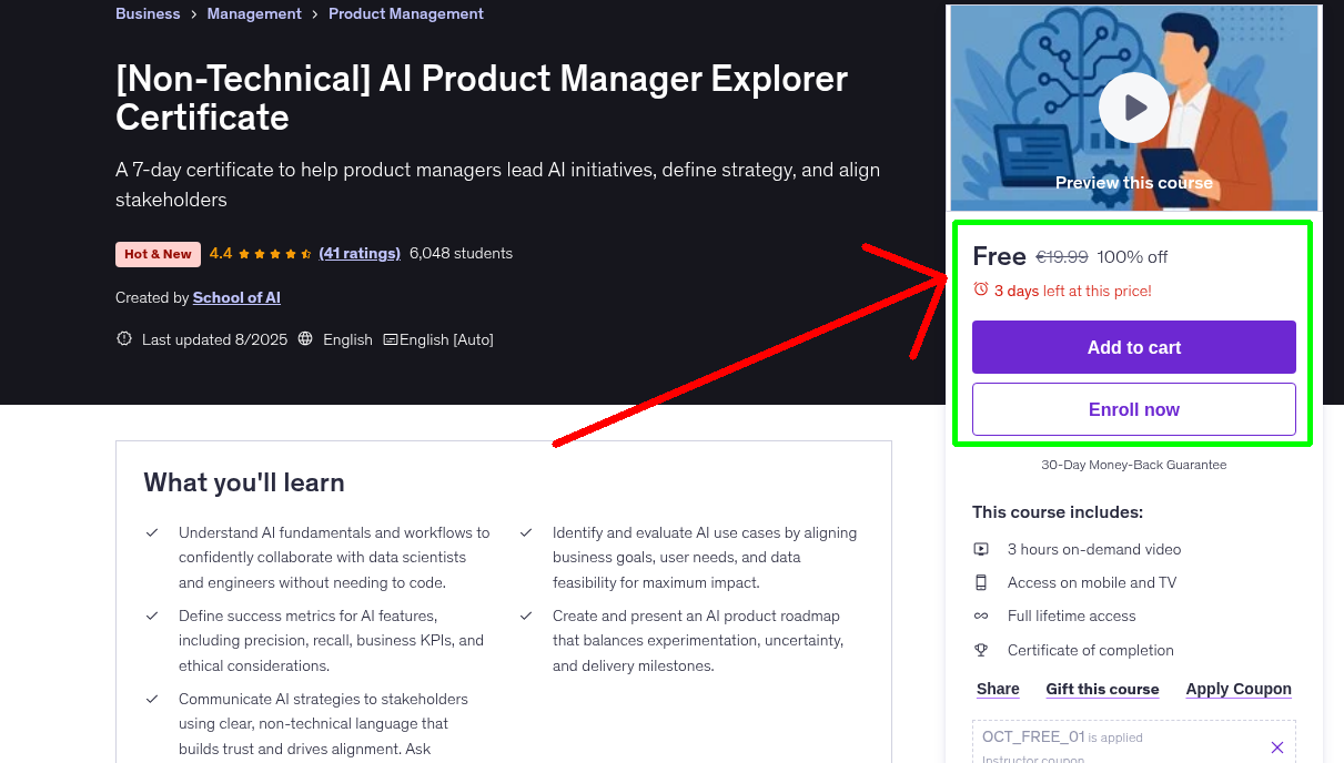 [Non-Technical] AI Product Manager Explorer Certificate