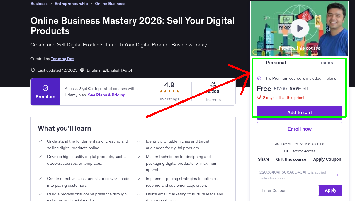 Online Business Mastery 2026: Sell Your Digital Products