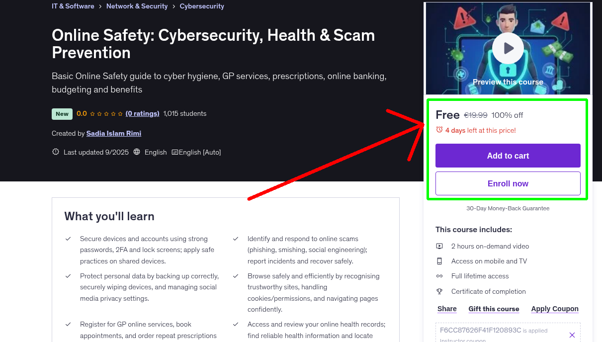 Online Safety: Cybersecurity, Health & Scam Prevention