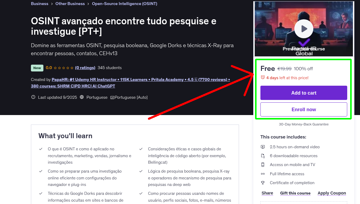 OSINT avançado encontre tudo pesquise e investigue [PT+]
