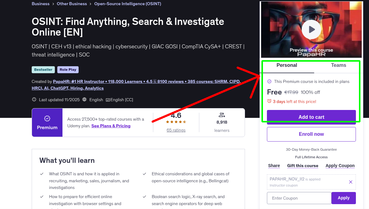 OSINT: Find Anything, Search & Investigate Online [EN]