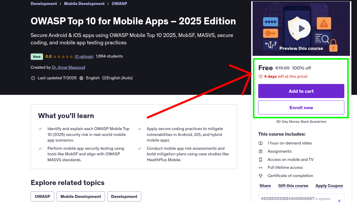 OWASP Top 10 for Mobile Apps – 2025 Edition