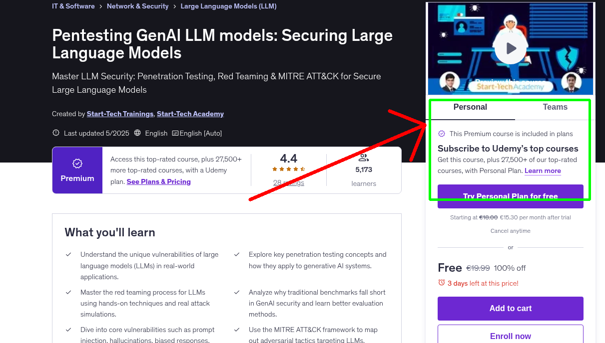Pentesting GenAI LLM models: Securing Large Language Models