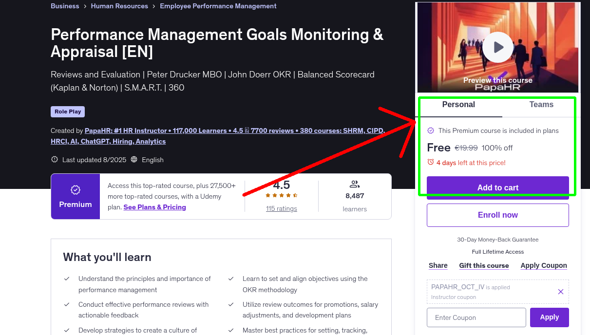 Performance Management Goals Monitoring & Appraisal [EN]