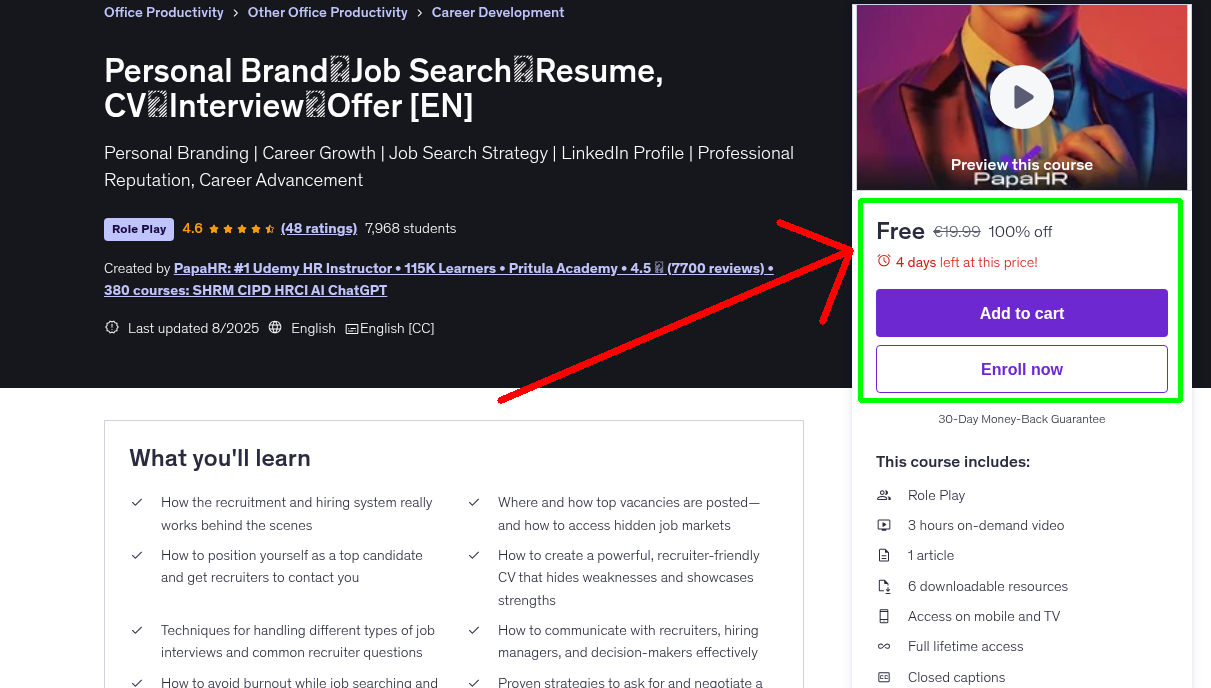 Personal Brand⇢Job Search⇢Resume, CV⇢Interview⇢Offer [EN]
