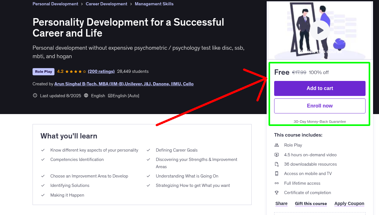 Personality Development for a Successful Career and Life