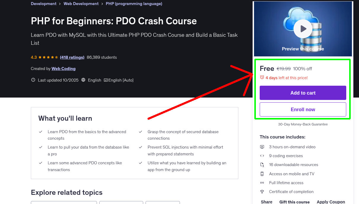 PHP for Beginners: PDO Crash Course