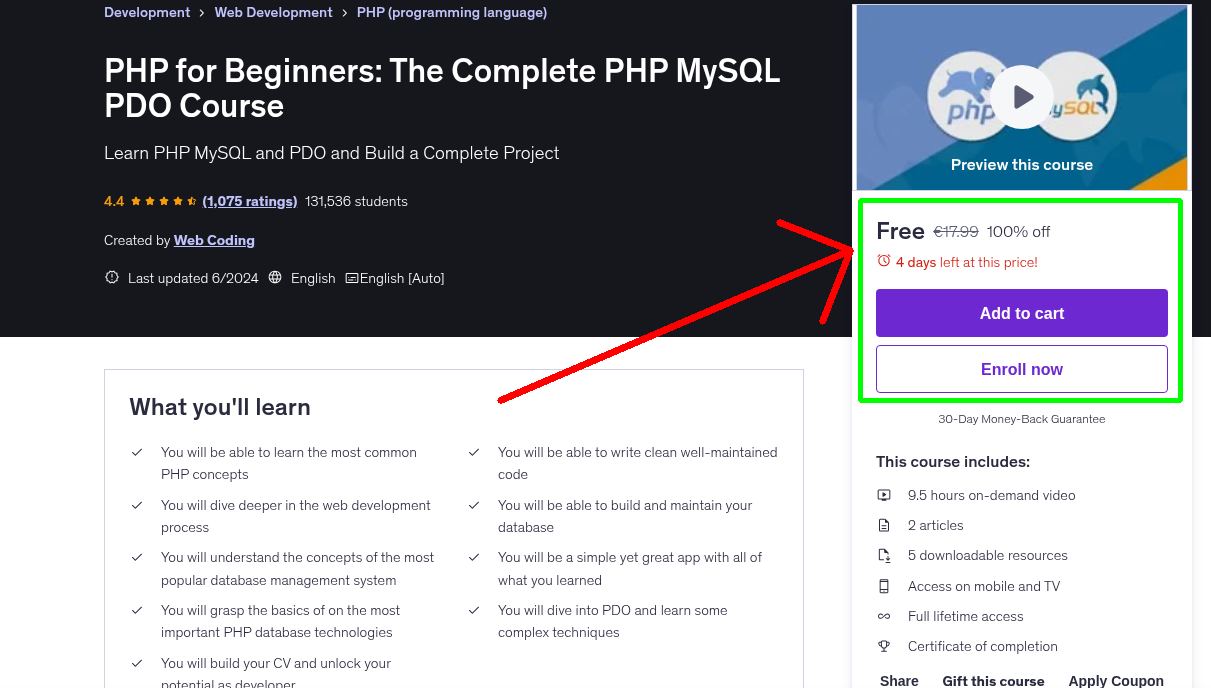 PHP for Beginners: The Complete PHP MySQL PDO Course