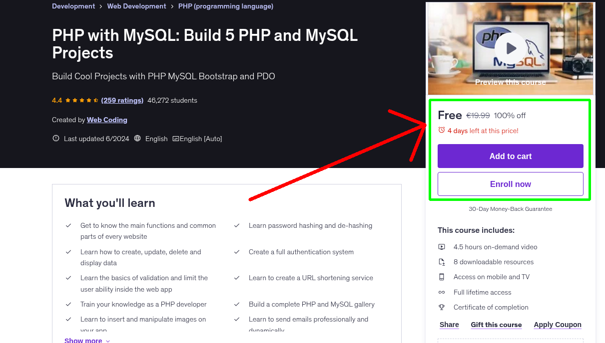 PHP with MySQL: Build 5 PHP and MySQL Projects