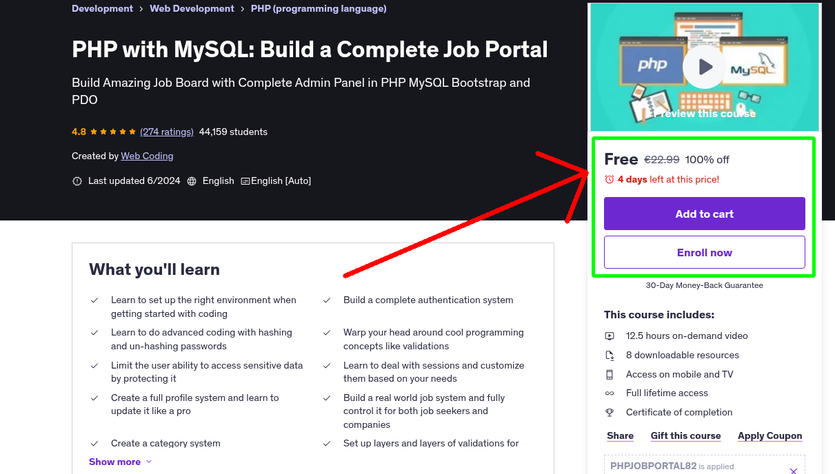 PHP with MySQL: Build a Complete Job Portal