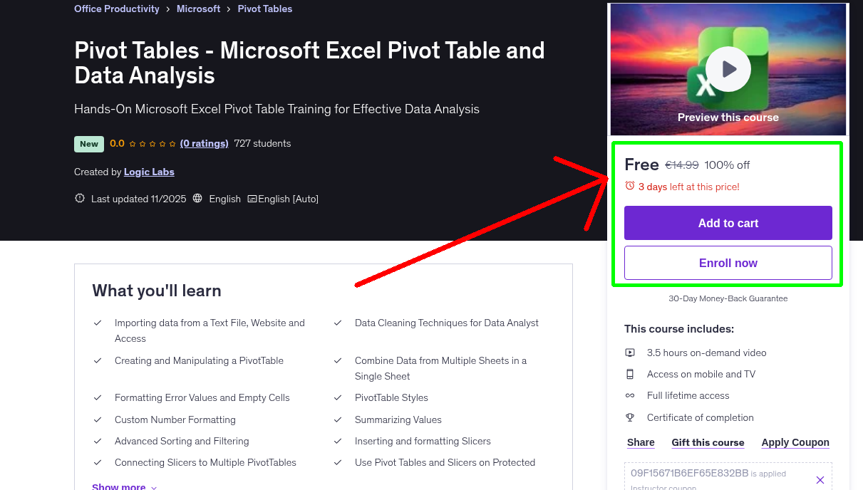 Pivot Tables - Microsoft Excel Pivot Table and Data Analysis