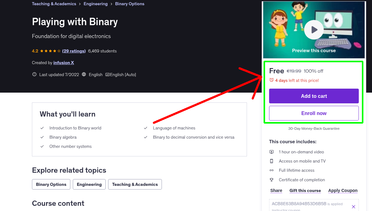 Playing with Binary