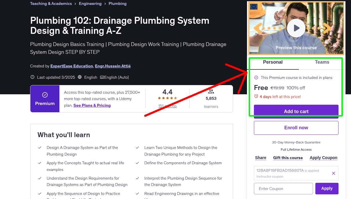Plumbing 102: Drainage Plumbing System Design & Training A-Z