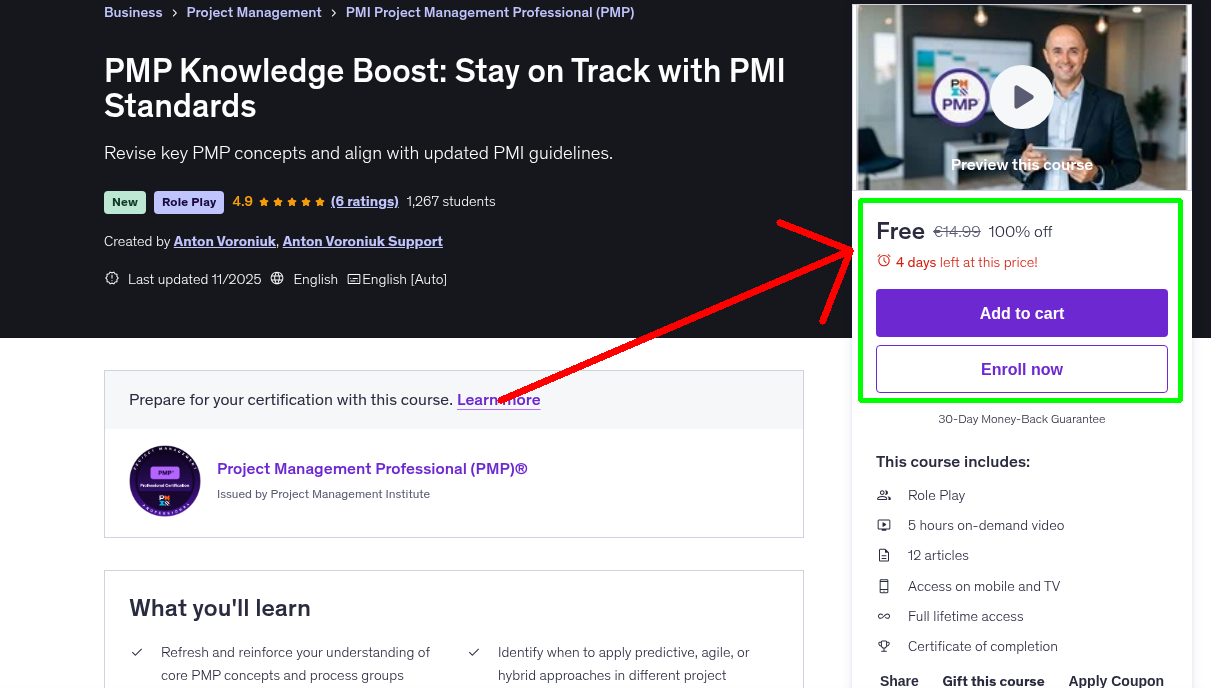 PMP Knowledge Boost: Stay on Track with PMI Standards