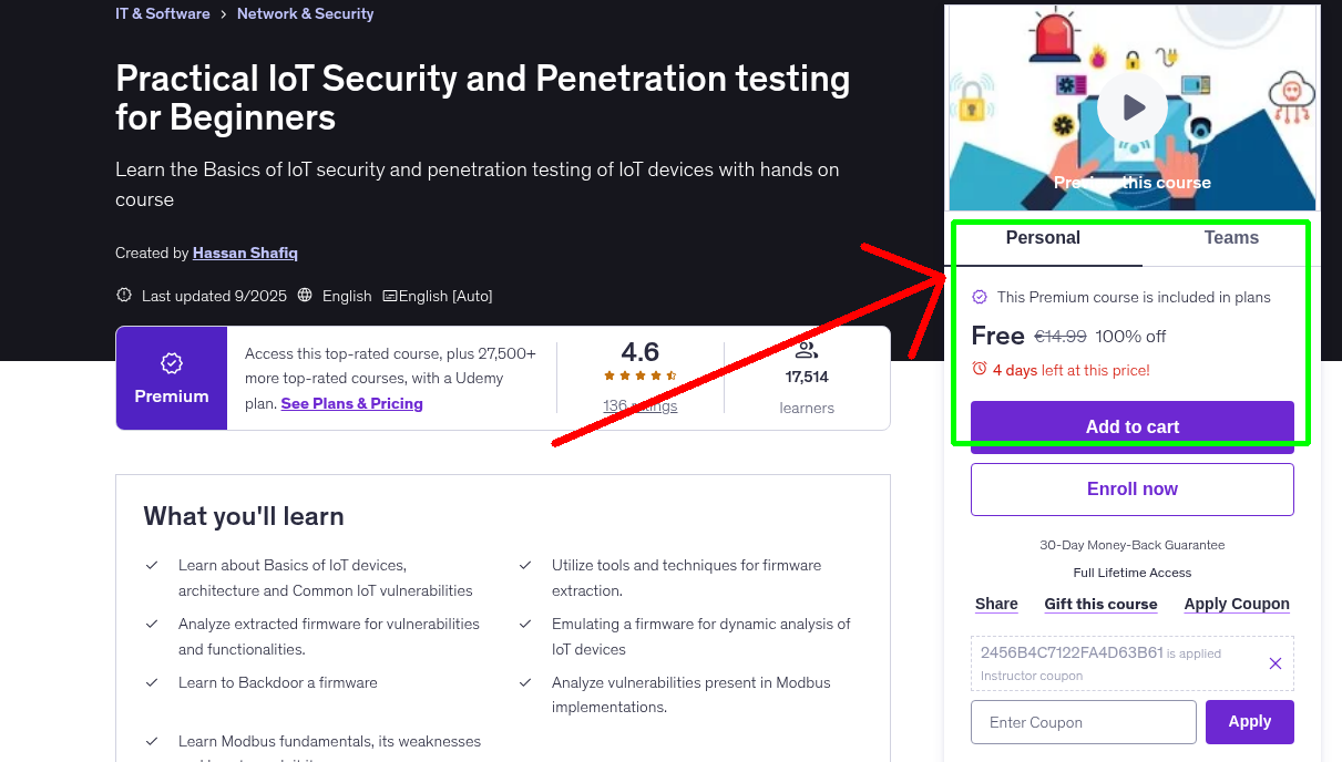 Practical IoT Security and Penetration testing for Beginners