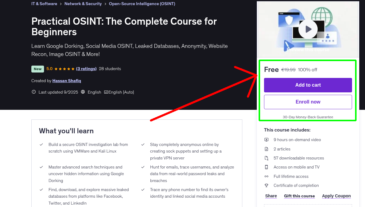 Practical OSINT: The Complete Course for Beginners