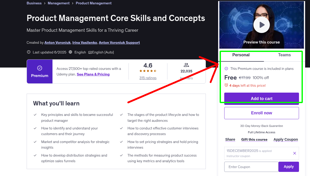 Product Management Core Skills and Concepts