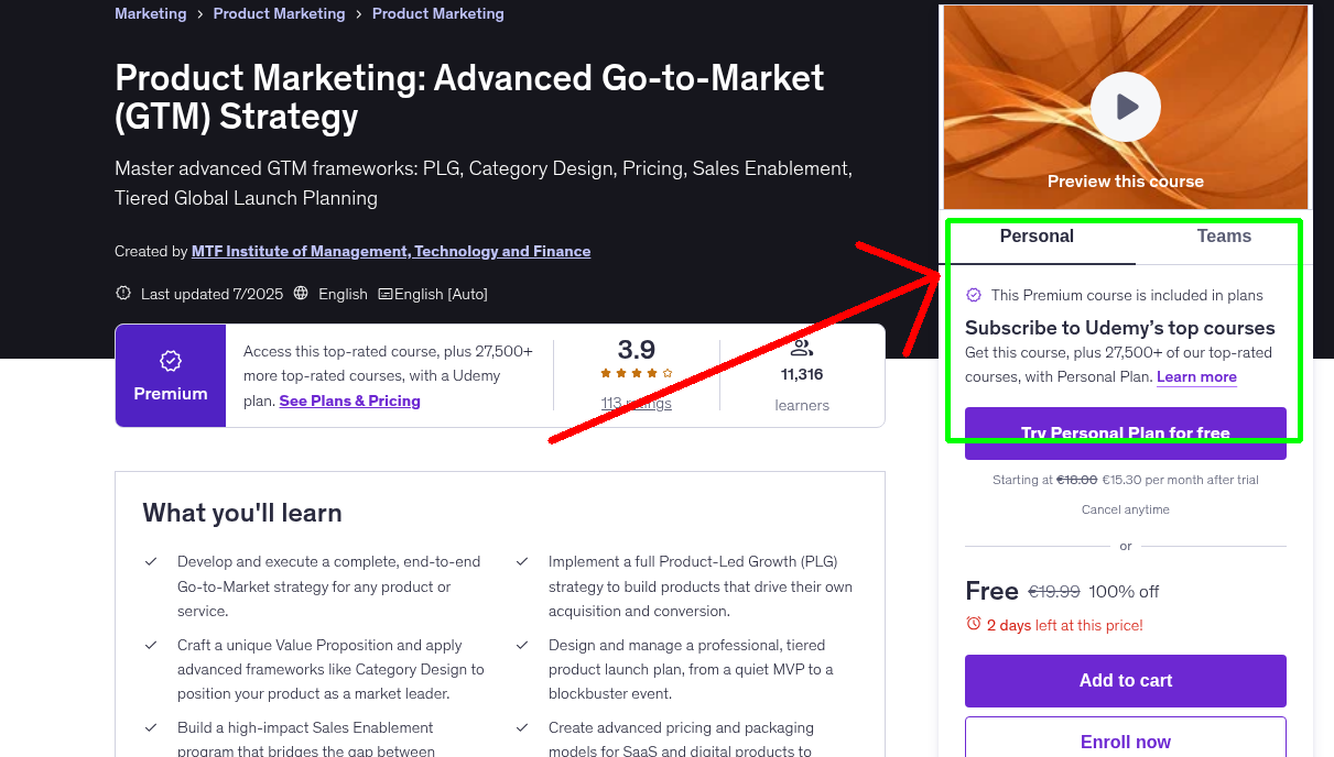Product Marketing: Advanced Go-to-Market (GTM) Strategy
