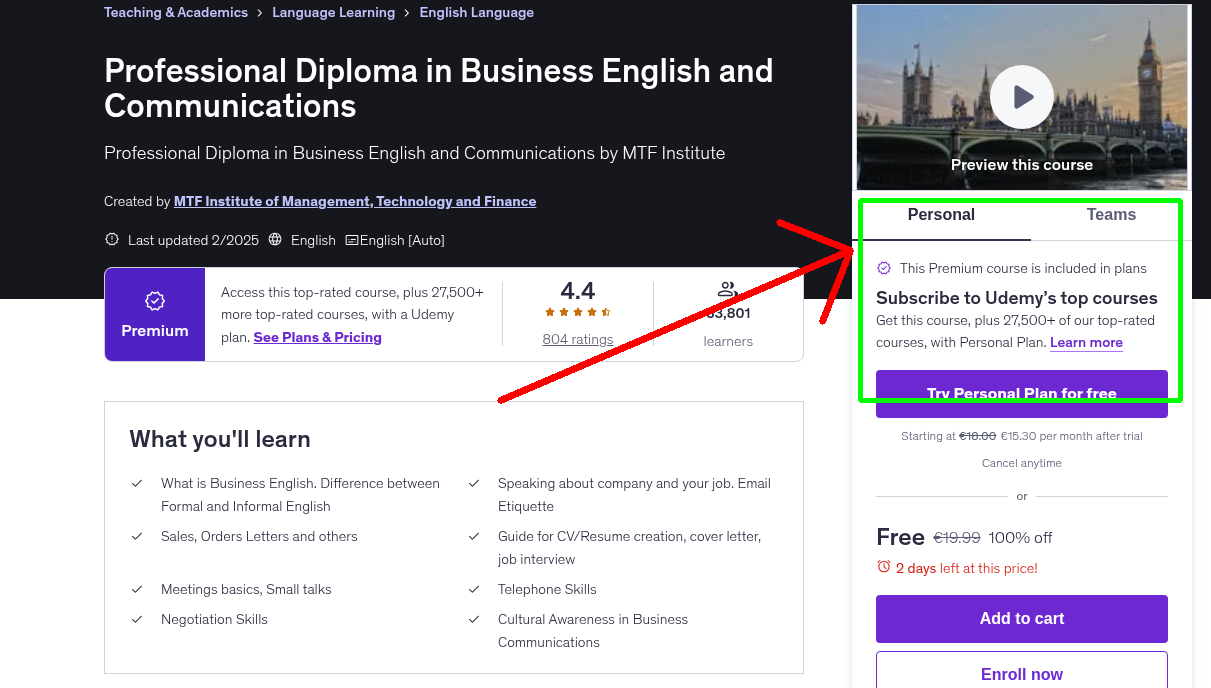 Professional Diploma in Business English and Communications