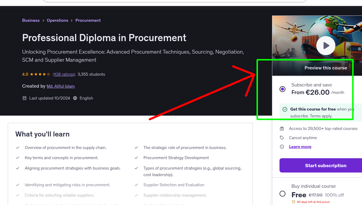 Professional Diploma in Procurement