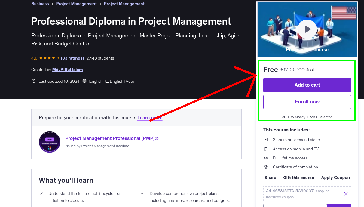 Professional Diploma in Project Management