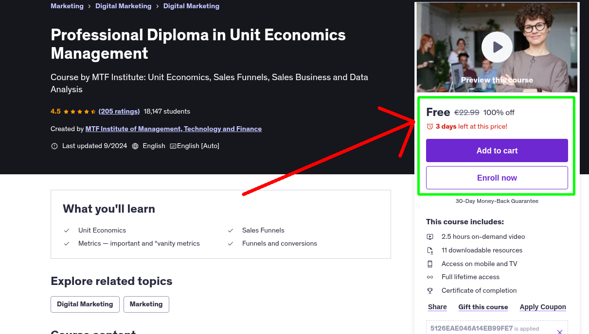 Professional Diploma in Unit Economics Management