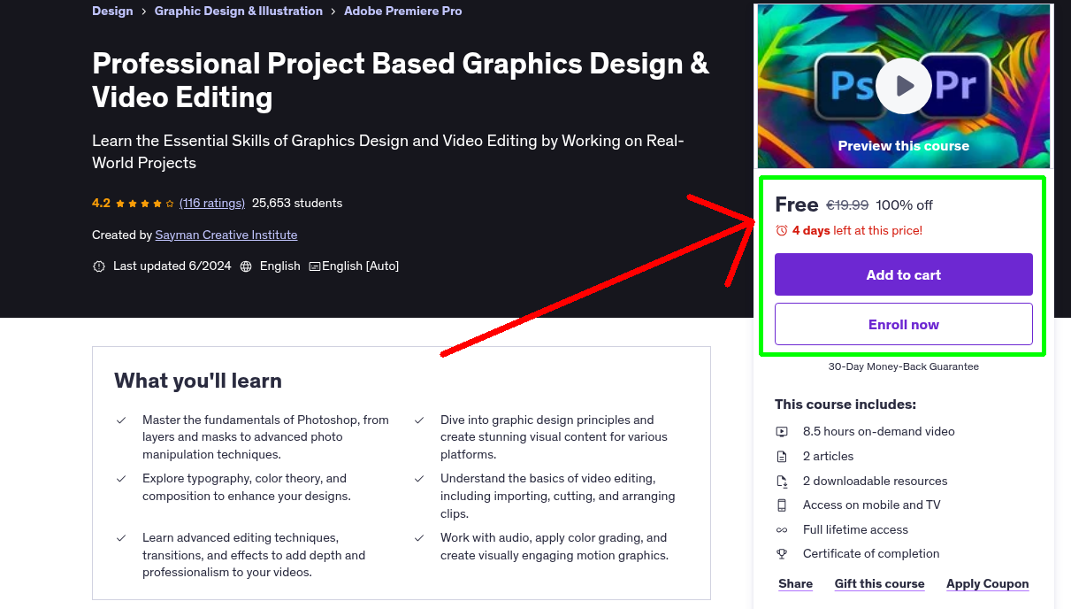 Professional Project Based Graphics Design & Video Editing