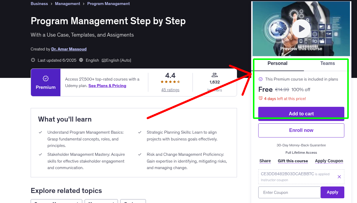 Program Management Step by Step