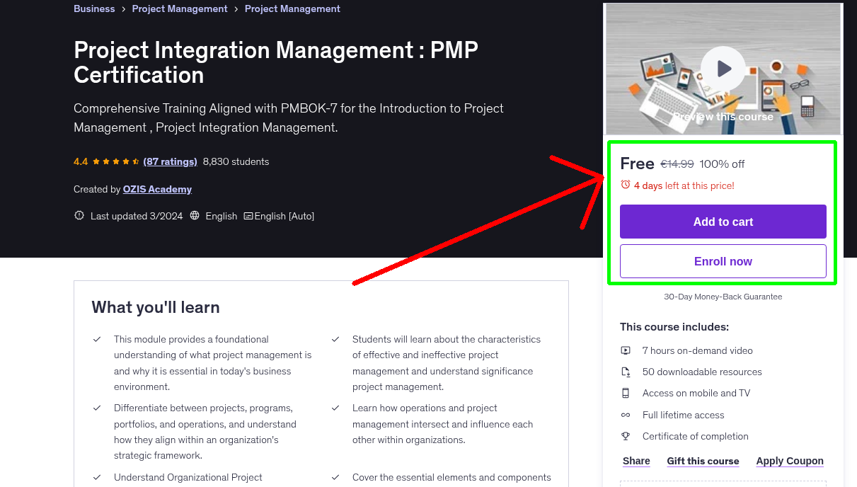 Project Integration Management : PMP Certification