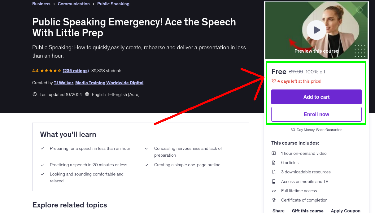 Public Speaking Emergency! Ace the Speech With Little Prep
