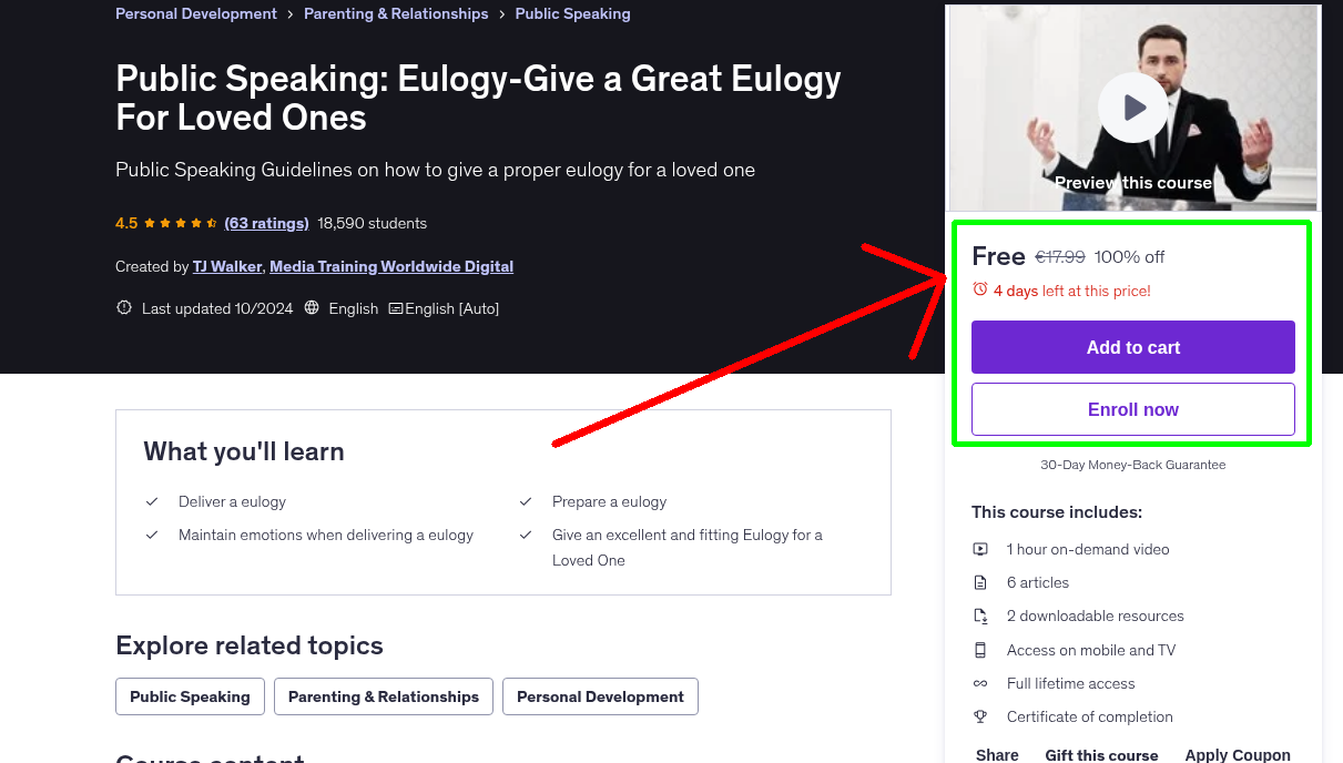 Public Speaking: Eulogy-Give a Great Eulogy For Loved Ones