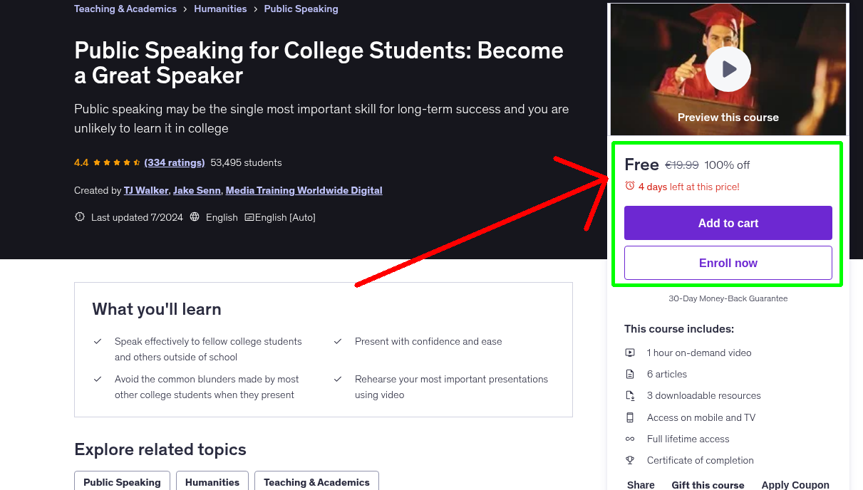 Public Speaking for College Students: Become a Great Speaker