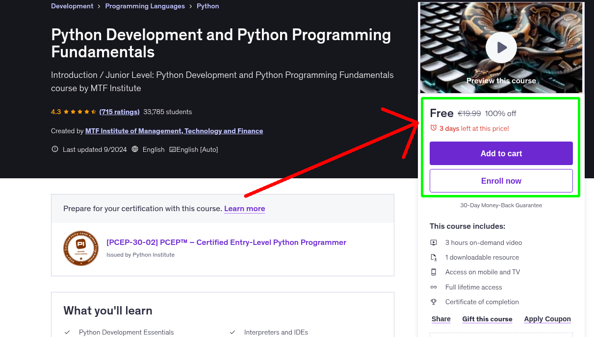 Python Development and Python Programming Fundamentals