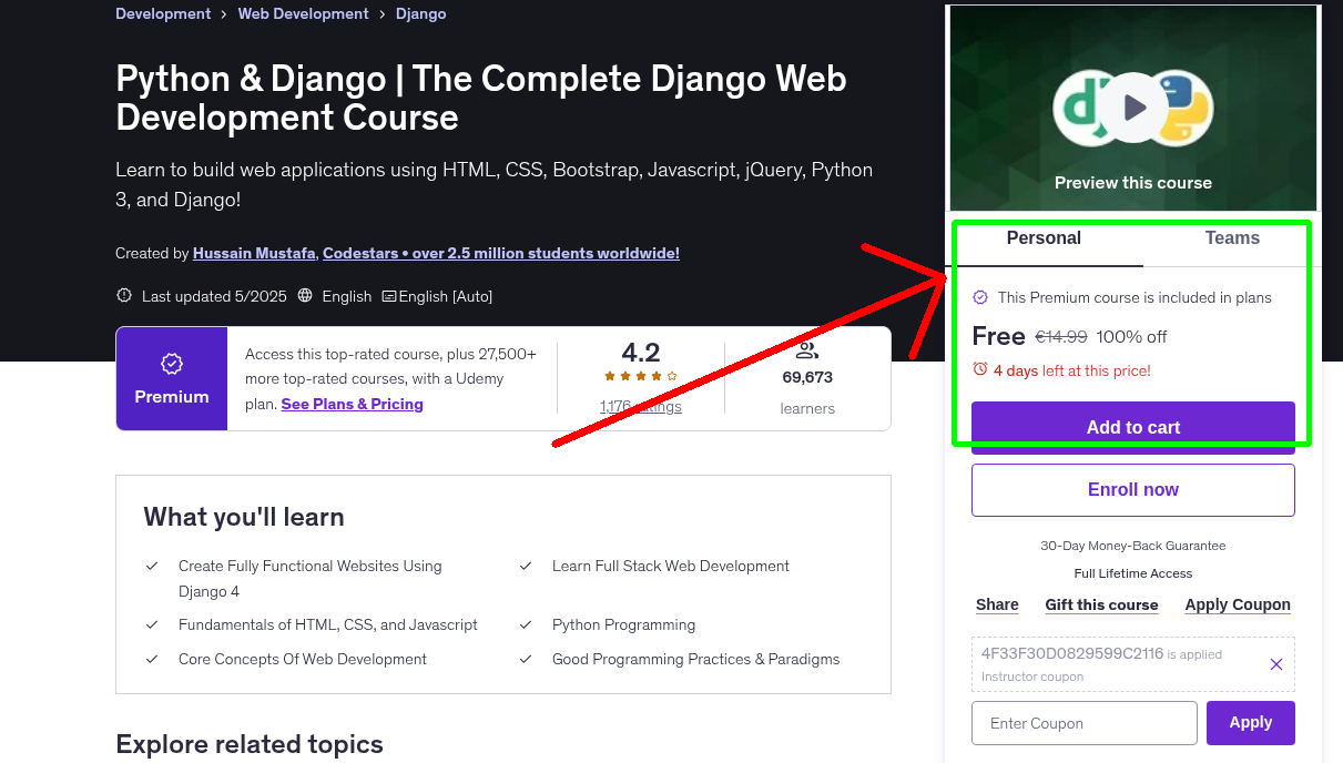 Python & Django | The Complete Django Web Development Course