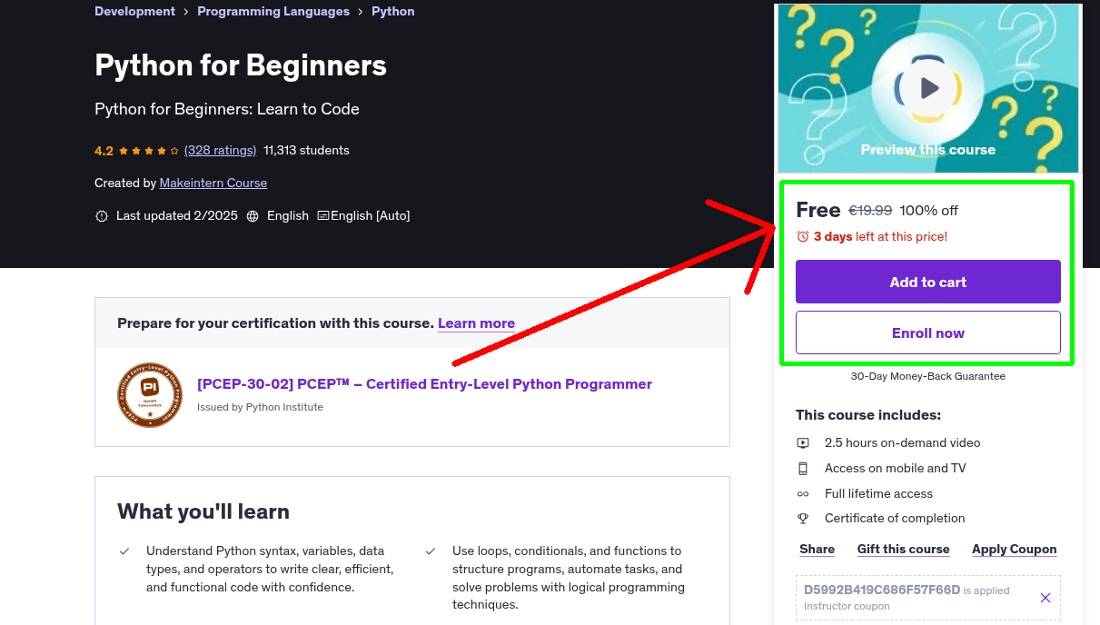 Python for Beginners