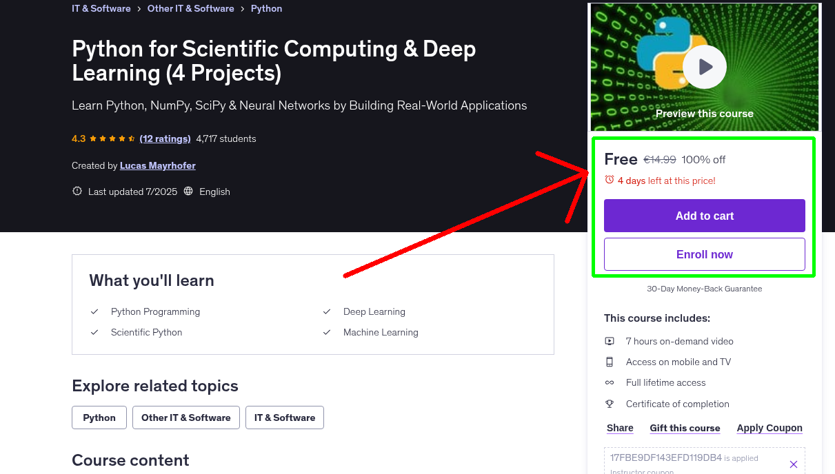 Python for Scientific Computing & Deep Learning (4 Projects)