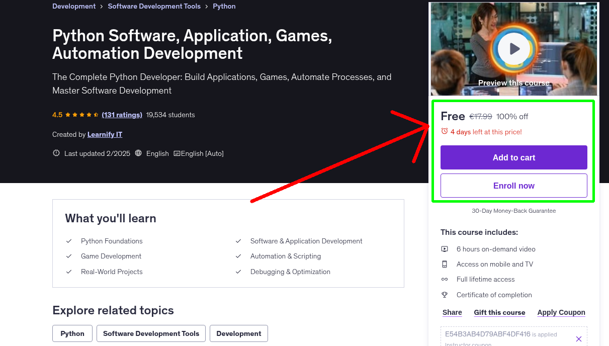 Python Software, Application, Games, Automation Development