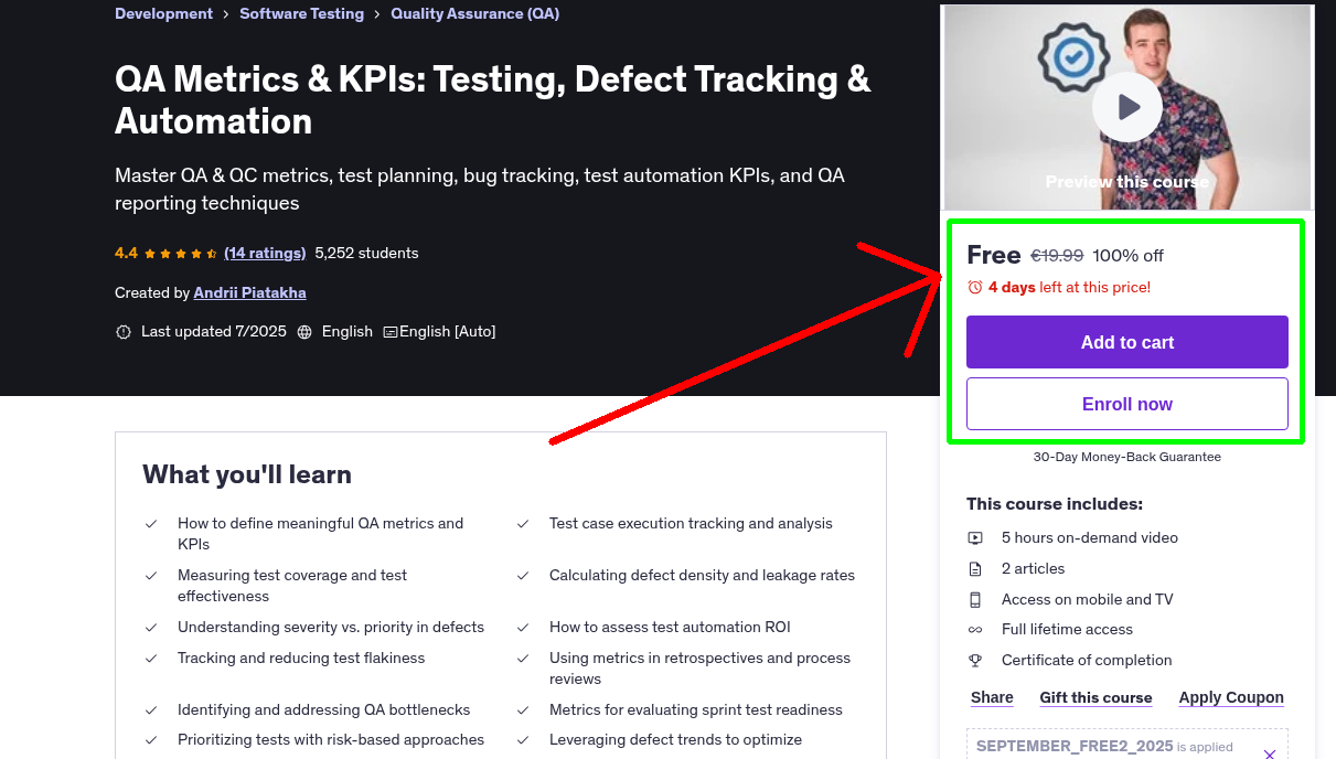 QA Metrics & KPIs: Testing, Defect Tracking & Automation