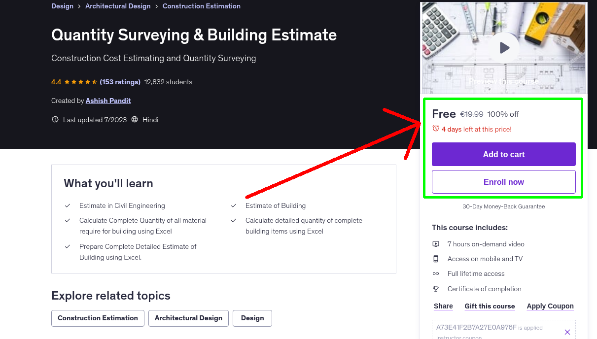 Quantity Surveying & Building Estimate