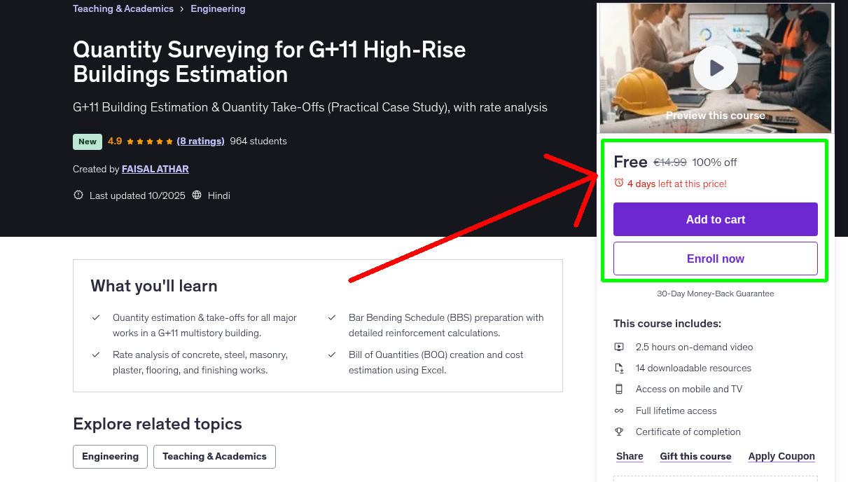 Quantity Surveying for G+11 High-Rise Buildings Estimation